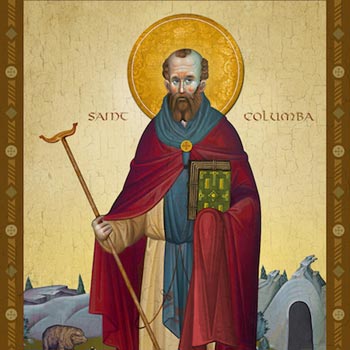 Saint-Columba Columbia of Iona