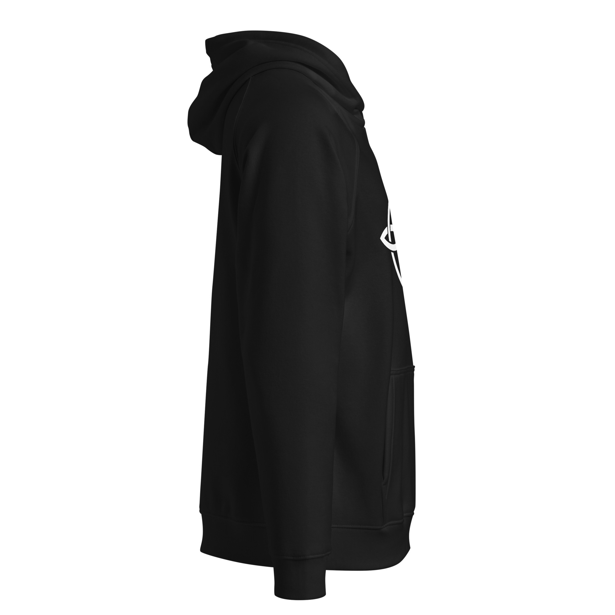 Unisex eco raglan hoodie - Image 10